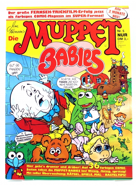 Jim Henson's Die Muppet Babies Comic Magazin Nr. 5: Abenteuer im Geschichten-Land von Interpart